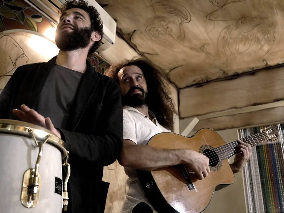 Dario Bano and Giulio Gavardi performing together