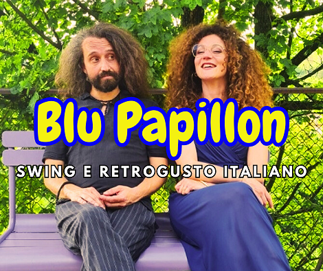 Blu Papillon, Giulio Gavardi and Camilla Busetto with the project's lettering