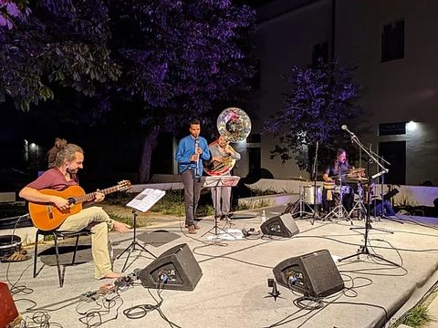 Nomad Project performing outdoors