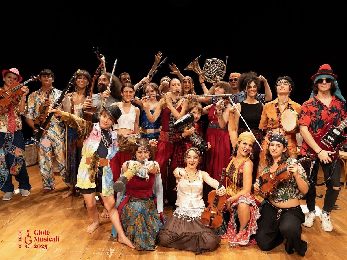 Group of musicians posing together